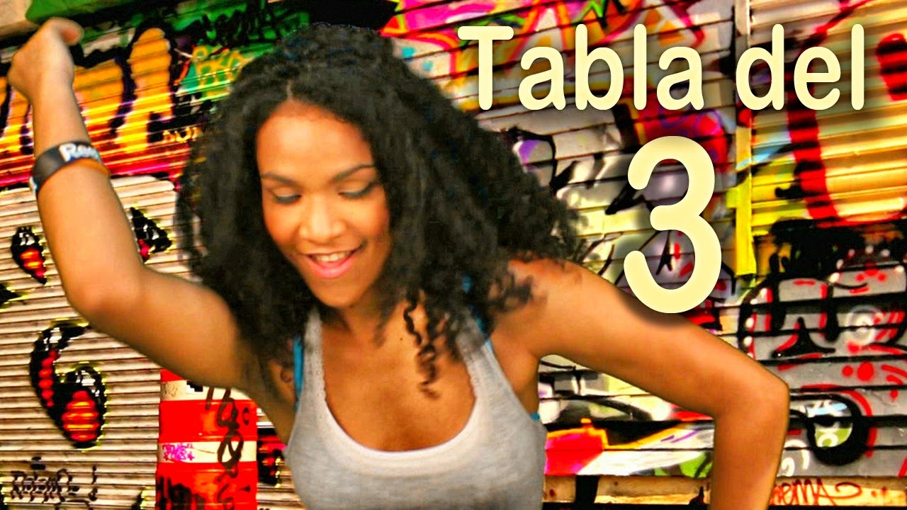 Canci&oacute;n de la tabla del 3 - Las Tablas de Multiplicar al Estilo Urbano - Videos Educativos #