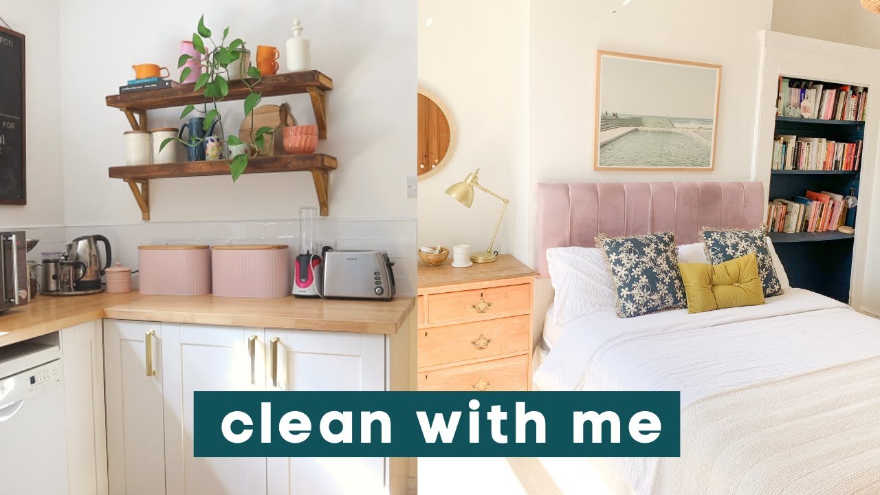 A very chilled out clean with me | Tidying my whole house 2021