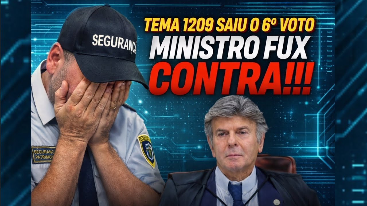(((🔴))) TEMA 1209 | SAIU O  6⁰ VOTO! MINISTRO FUX VOTOU CONTRA!!!