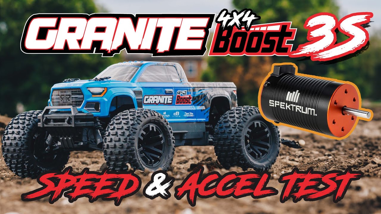 ARRMA GRANITE BOOST 4x4 | Бесщёточный 3S | Тест скорости и ускорения #arrma #granite #speed
