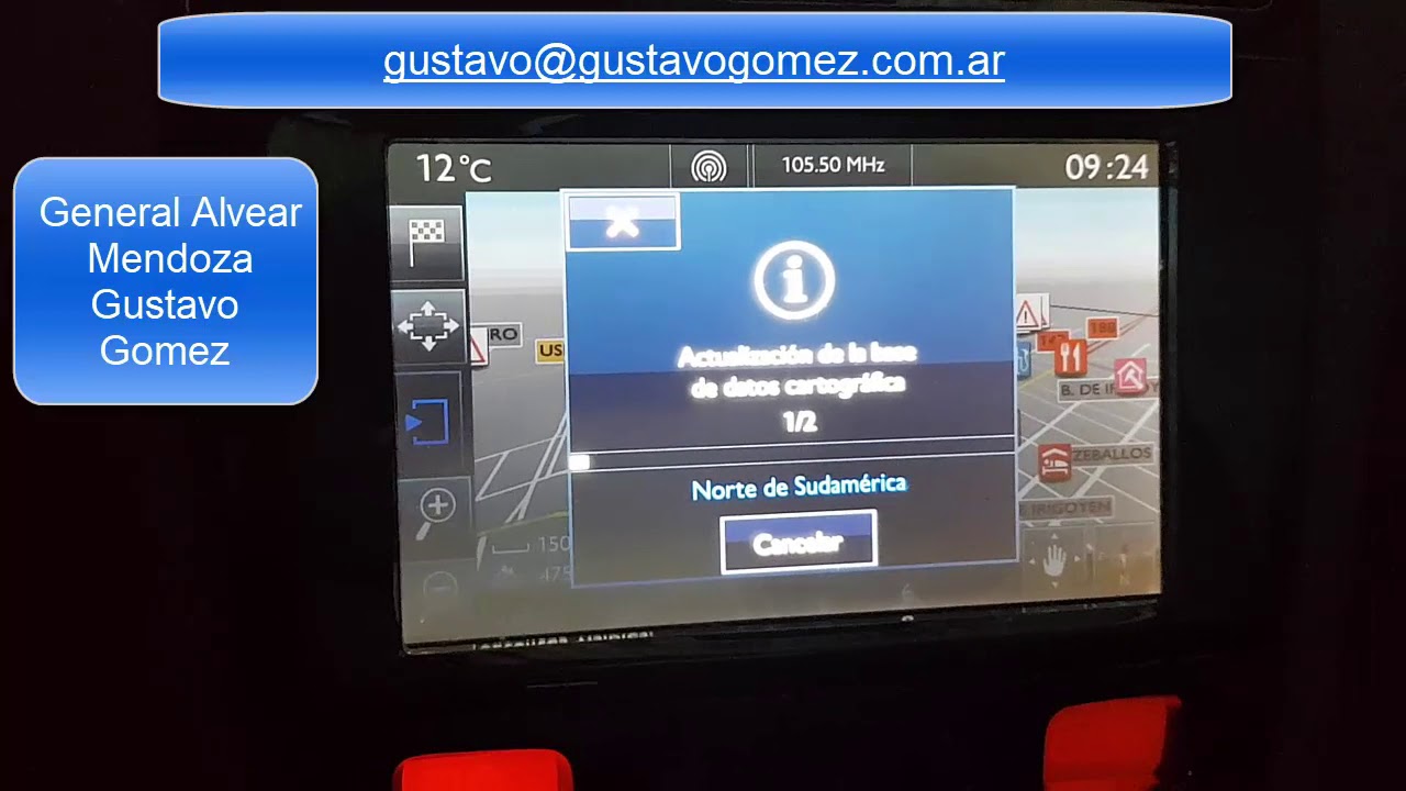 Actualizacion Mapas GPS Peugeot Citroen 2019 V112