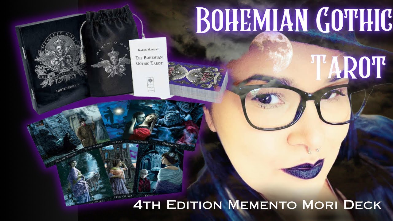 Обзор лимитированной четвертой колоды Таро «Богемская готика» Memento Mori #BohemianGothicTarot