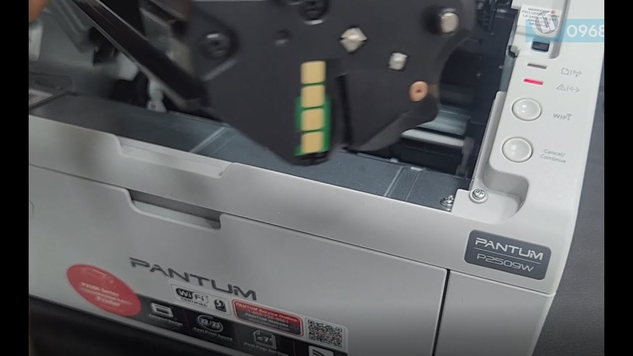 Pantum p2509w resetear para usar sin chip