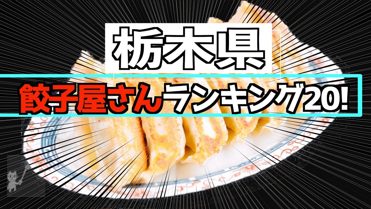 【4K】　宇都宮餃子の（ほぼ）すべてがわかる！「栃木県餃子屋さんランキング20!」