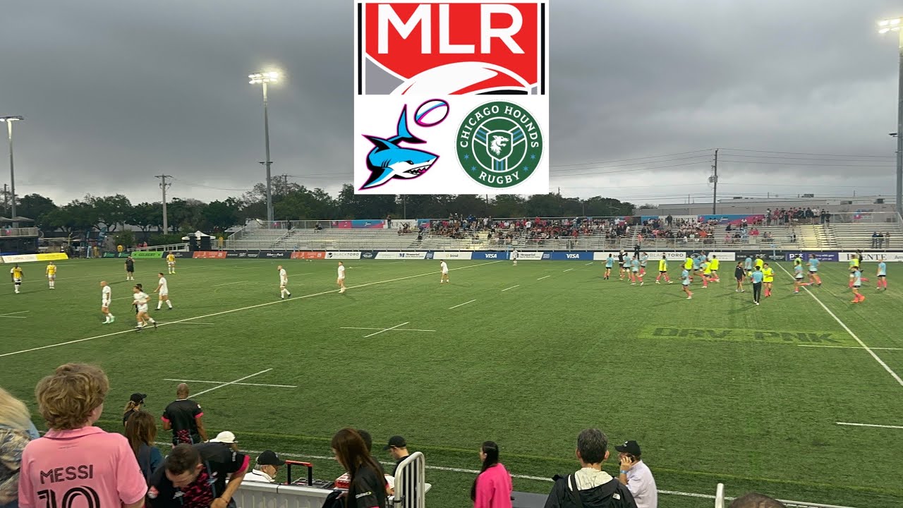 S4 RugbyVlog EP4: MLR Rugby Miami Sharks Vs Chicago Hounds (ITS SHARKS TIME!)