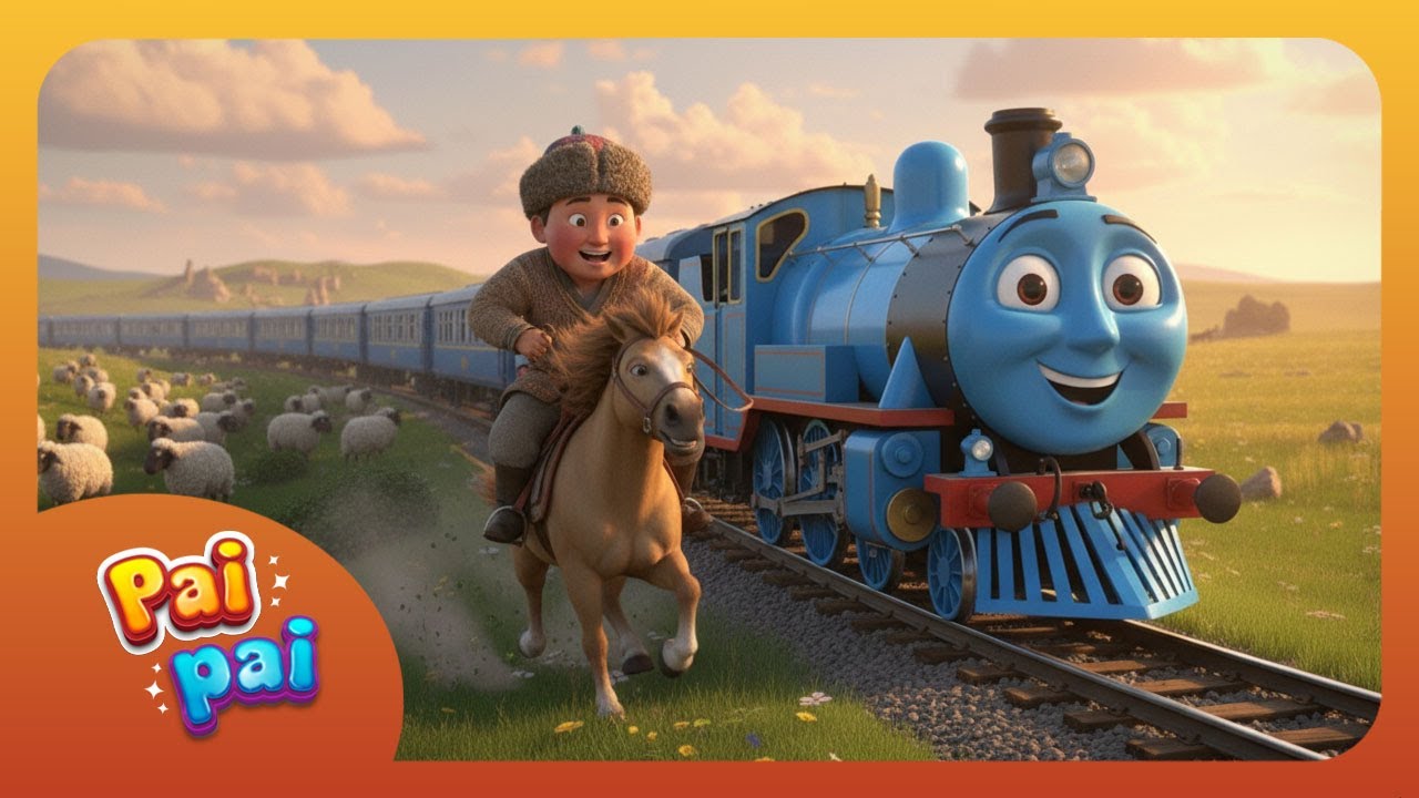 Көк пойыз 🚂 | Қазақша балалар әні