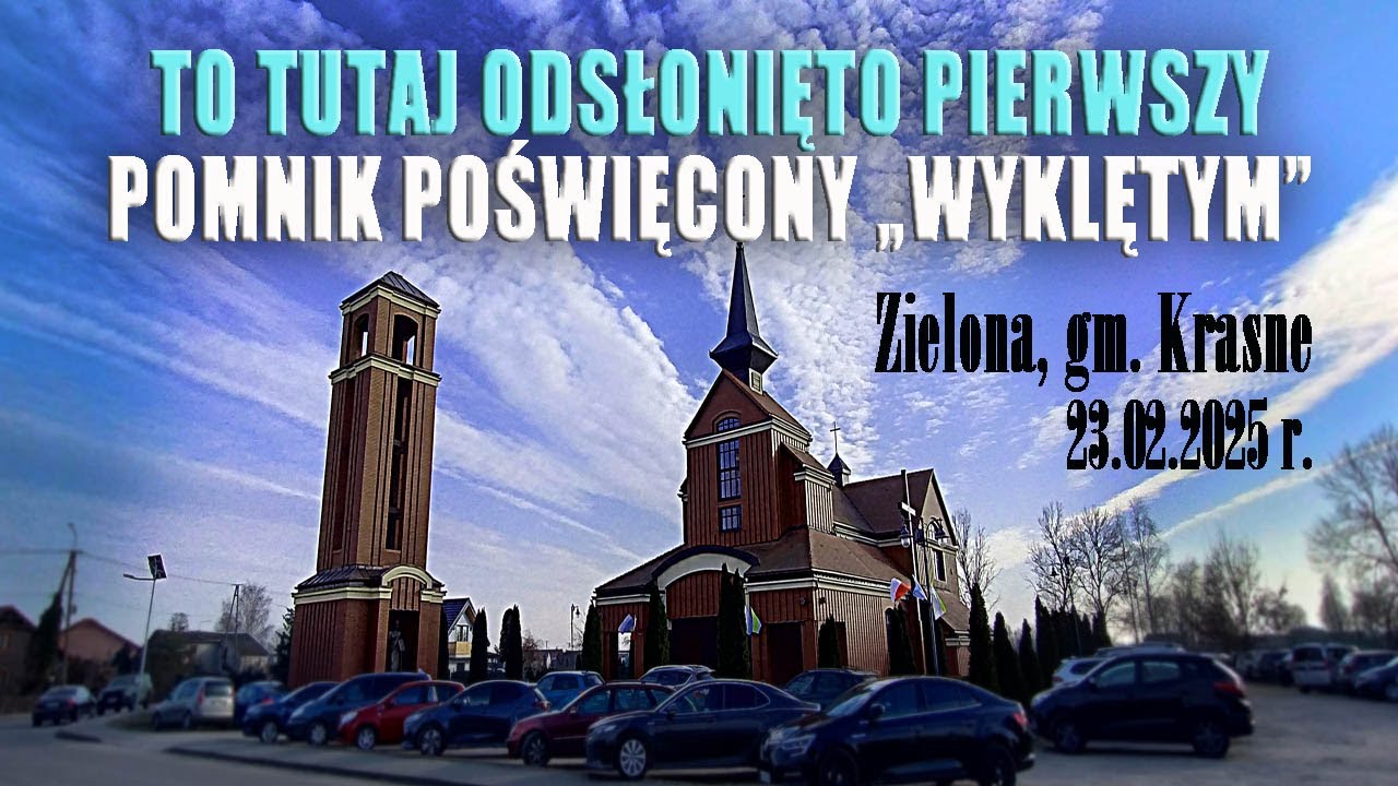 MSZA ŚWIĘTA, APEL PAMIĘCI I SALWA HONOROWA DLA ŻOŁNIERZY WYKLĘTYCH W ZIELONEJ gmina Krasne 2025