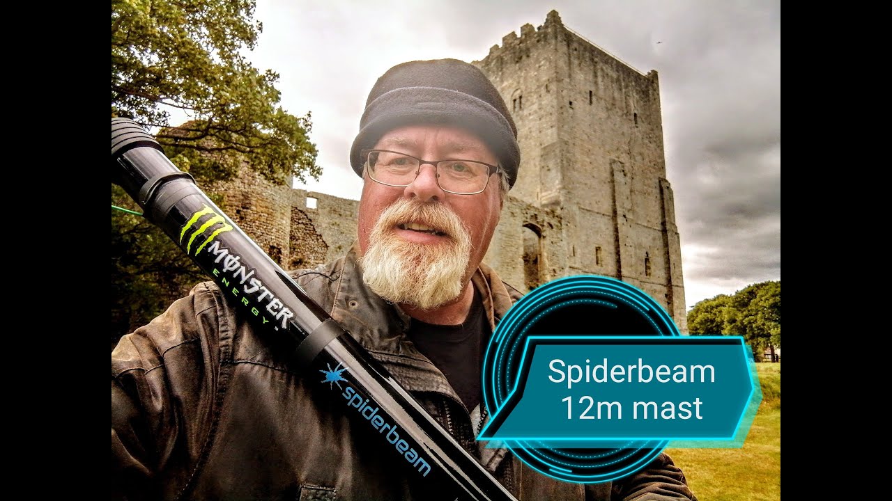 Spiderbeam 12m mast/pole review by Enthusiastic Steve