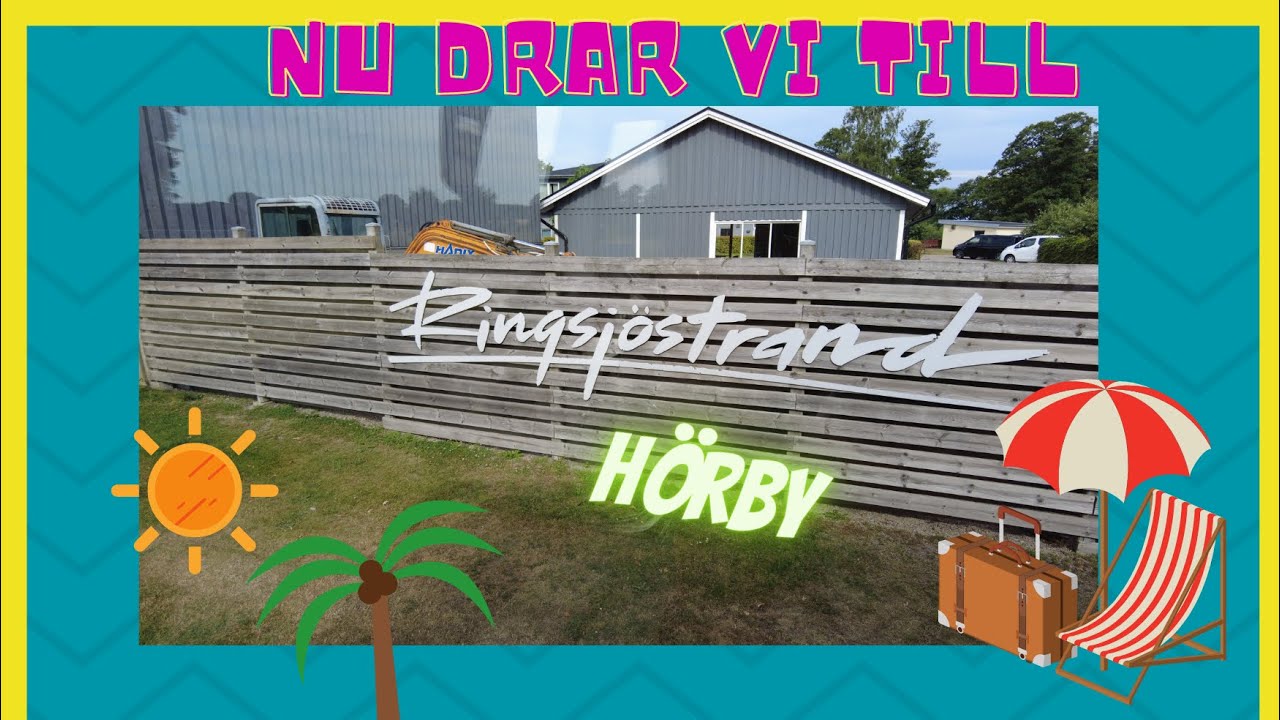Husbilresor, Husbil, Husbilsliv Ringsjöstrand Camping utanför Hörby. Mycket fin, nyrustat.