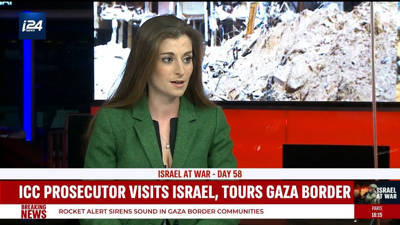 Natasha Hausdorff in the I24 Studio discussing the International Criminal Court.