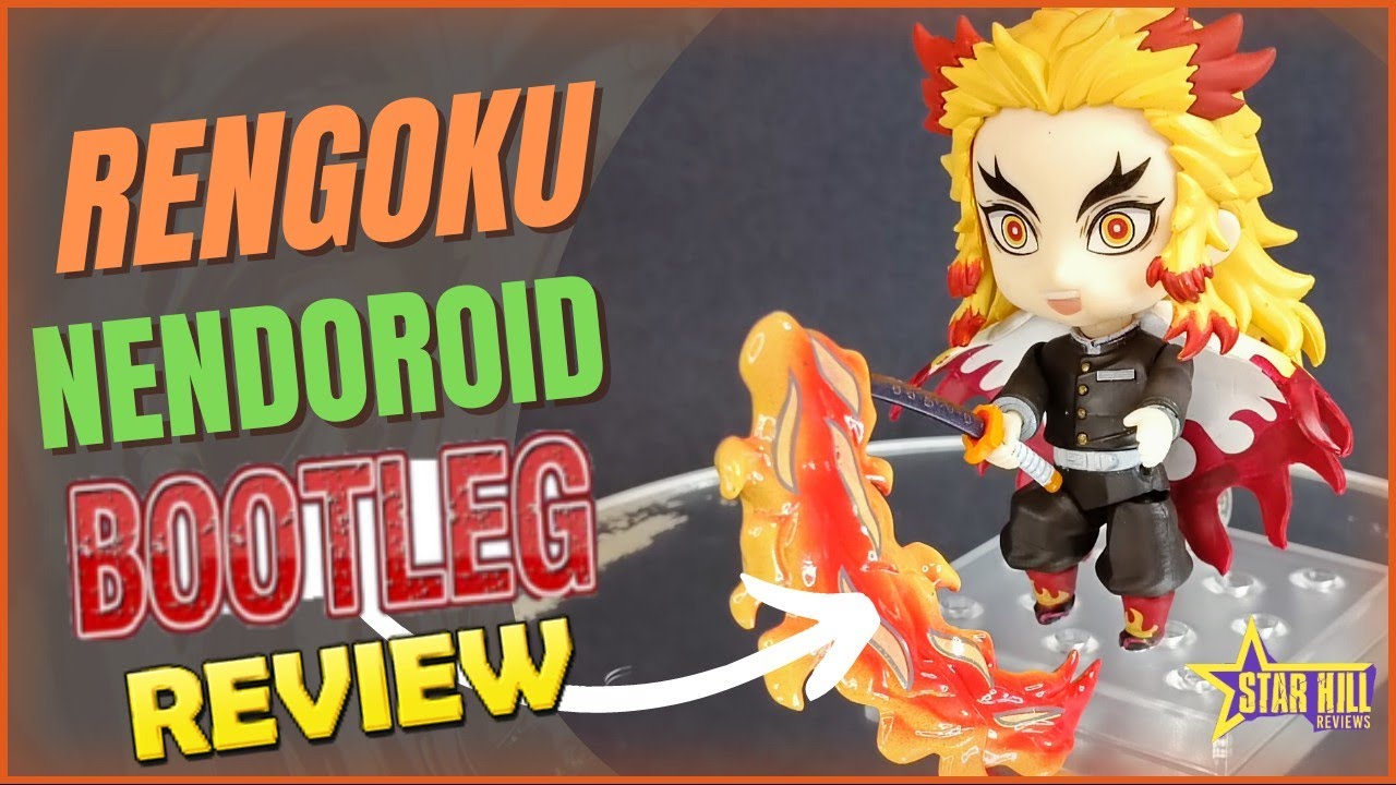 Nendoroid Kyojuro Rengoku bootleg ,replica , pirata (Demon Slayer: Kimetsu no Yaiba) pt-brasil