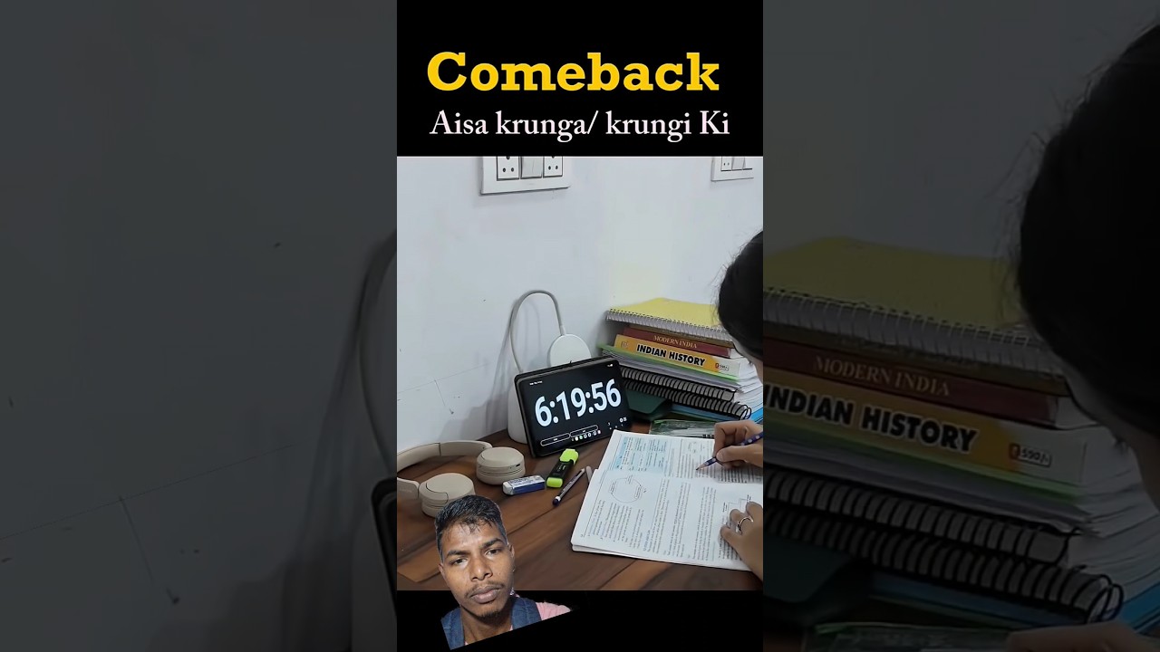 come back journey #shorts #NEET 2027 #Arjuna Batch #Study Vlog #neetaspirants 25 #neetresult