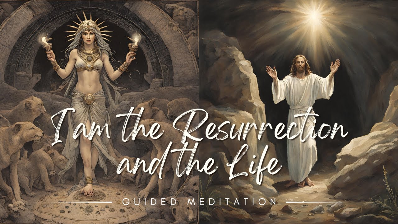 I AM THE RESURRECTION AND THE LIFE: Transformative Meditation Journey in the Depths of Darkness ✨🍄