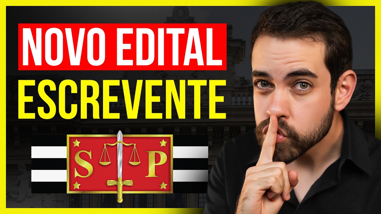 NOVO EDITAL! DATA DO PRÓXIMO CONCURSO DE ESCREVENTE DO TJ-SP!