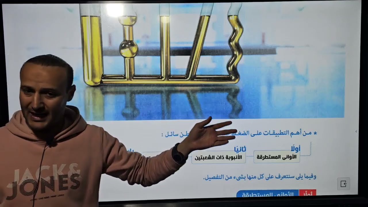 الأنبوبة ذات شعبتين #أحمد_عطية  #تانيه_ثانوي  #فيزياء