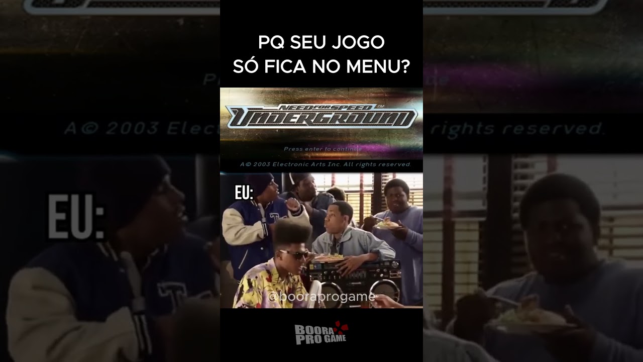 NFS Underground o cl&aacute;ssico