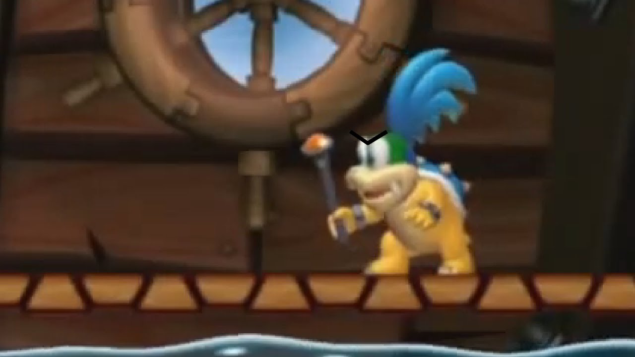 New Super Mario Bros U - Fighting With Multiple Koopalings Battles
