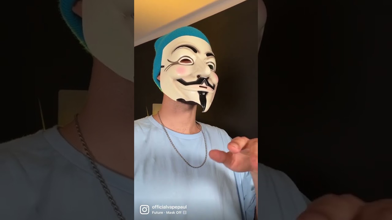 Mask off for the vape gang