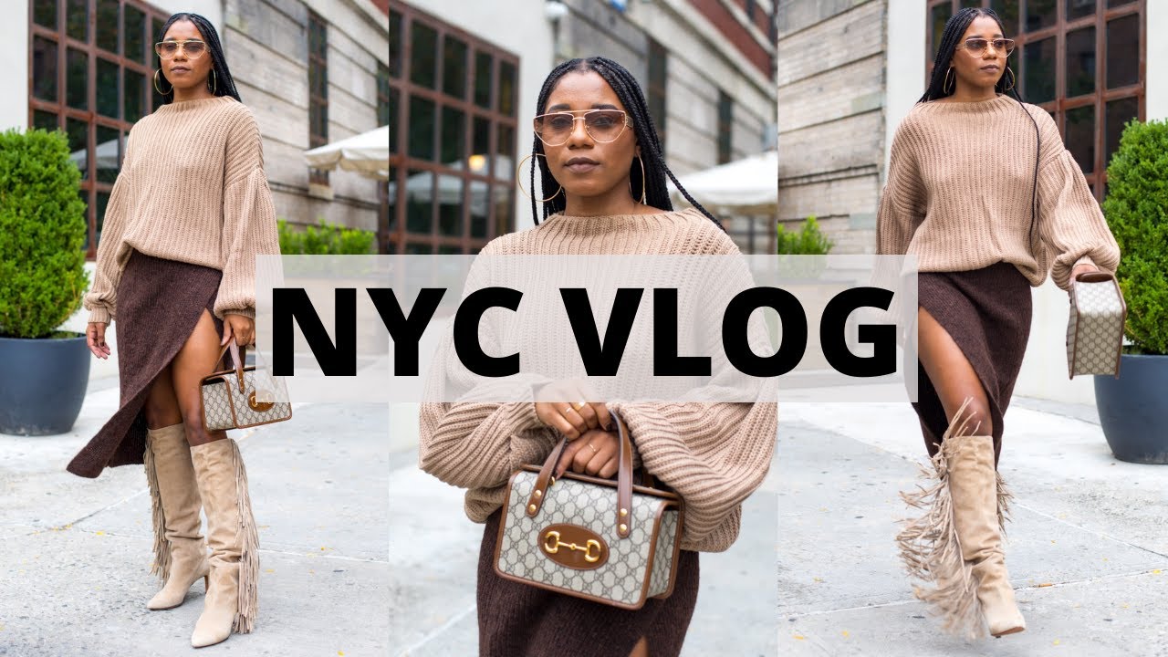 🍁 NYC VLOG! Fall Fashion Styling Haul + Central Park Visit + Shooting Looks 🍁 | MONROE STEELE