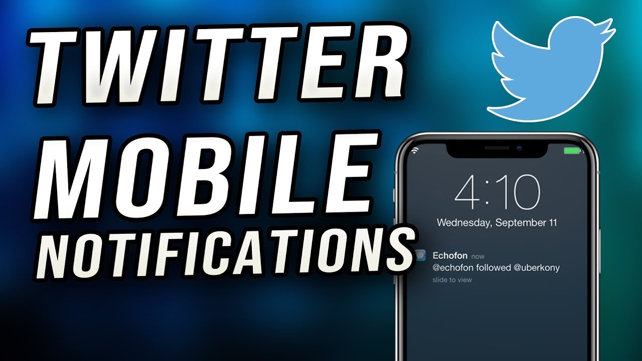 Twitter - How to Enable / Disable Notifications on iPhone