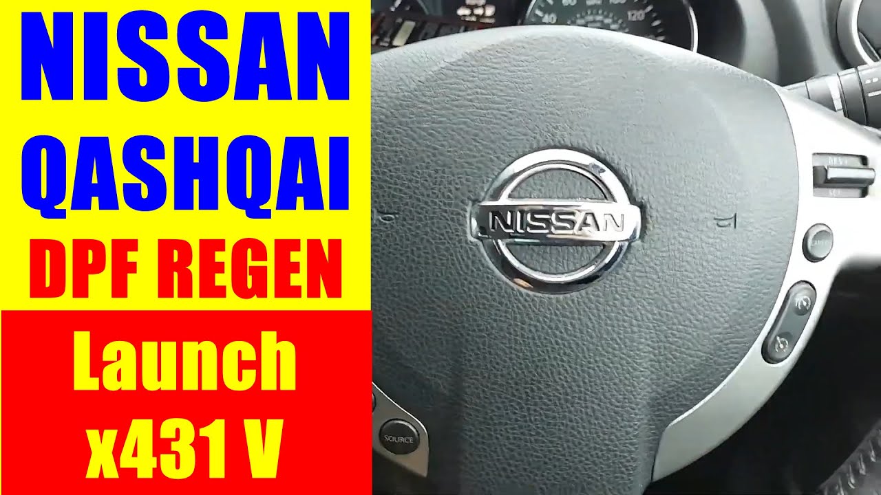 Nissan Qashqai DPF Regeneration Launch x431