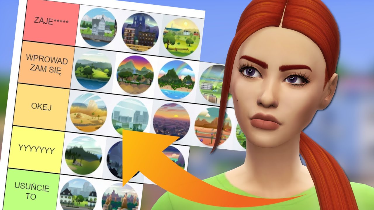 robię RANKING wszystkich miast w The Sims 4 🗺️