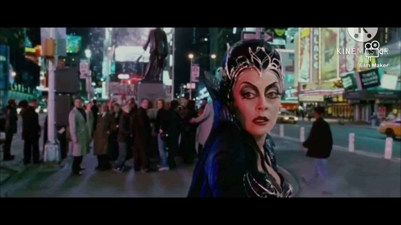 Enchanted (2007) Queen Narissa Arrives at New York City (Uncut Version)