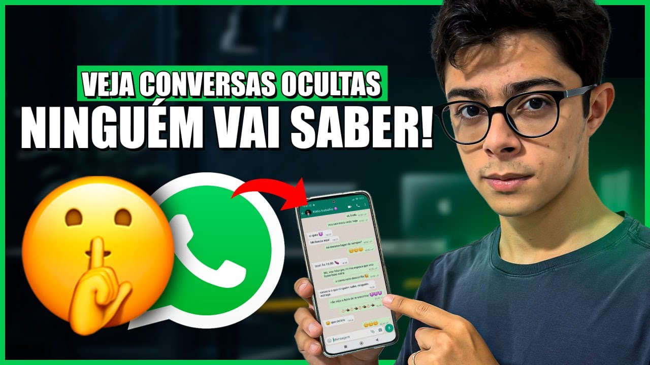 COMO ESCONDER CONVERSAS NO WHATSAPP NOVO TRUQUE ATUALIZADO 2024
