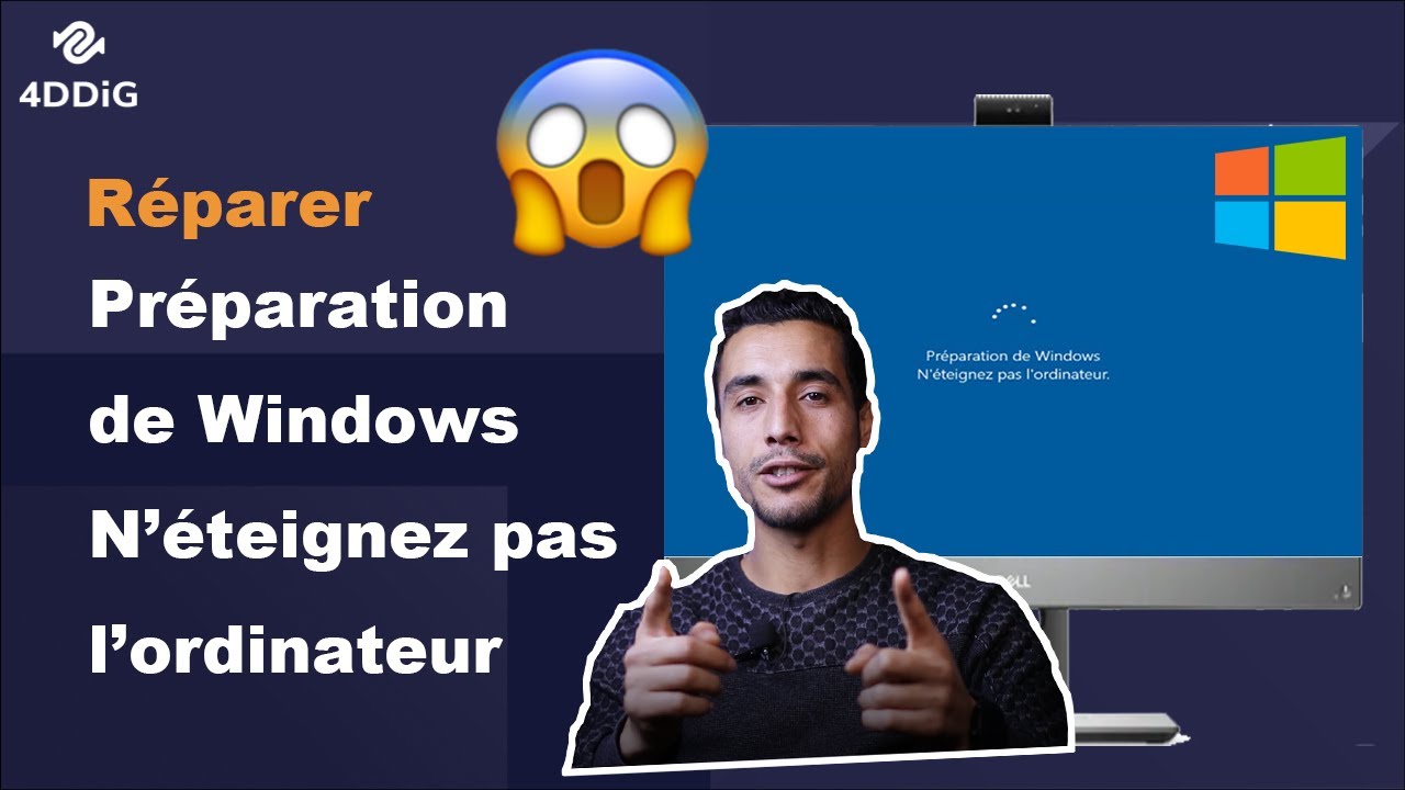 [Résolu] Corriger l'erreur : Préparation de Windows, n'éteignez pas l'ordinateur.