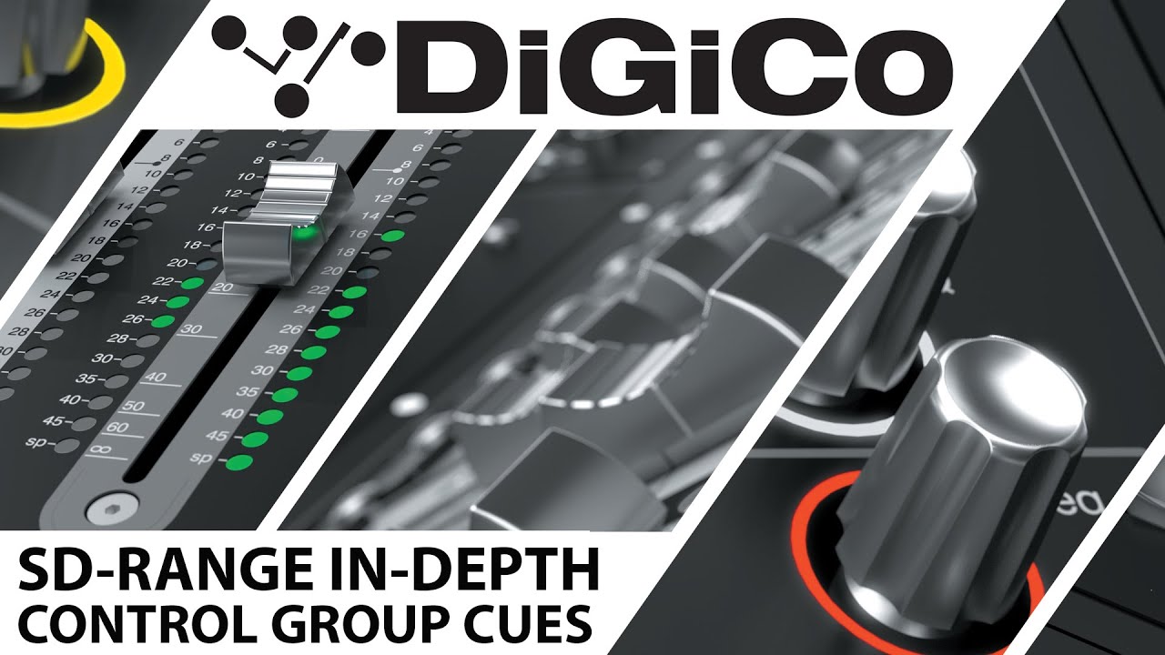 Control Group Cues for Theatre specific DiGiCo applications