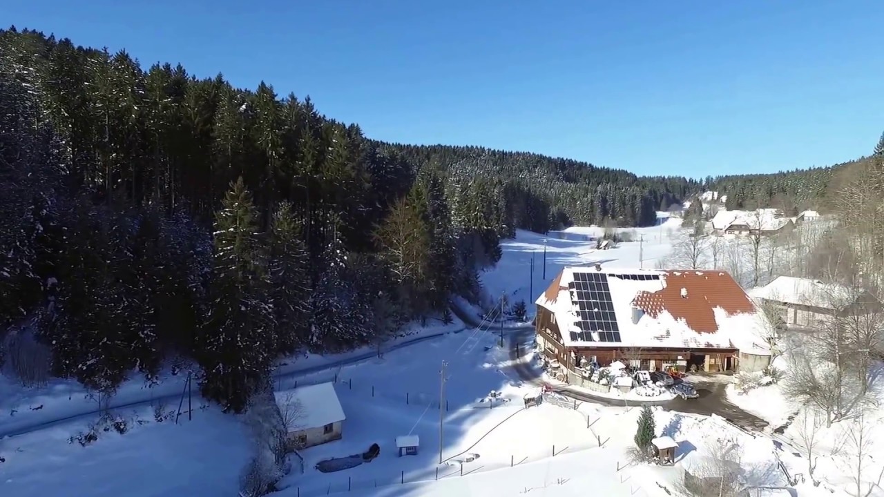 Winter in Tennenbronn im Schwarzwald - Gersbach - Dobel - Linde - Mooshof