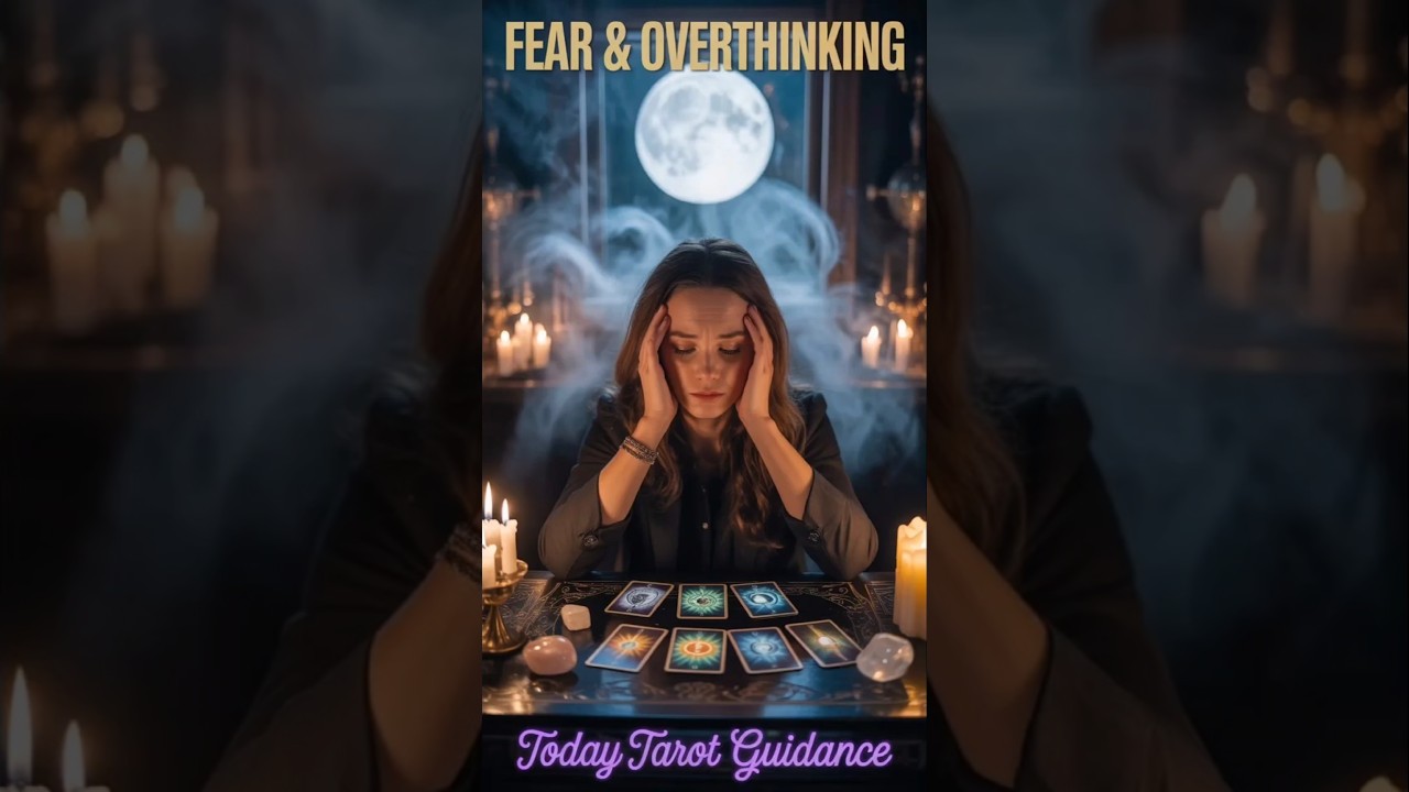 😟🌙 மனம் கலங்குகிறதா? | Fear & Overthinking Energy 😰 | Today Tarot Guidance #shortsfeed
