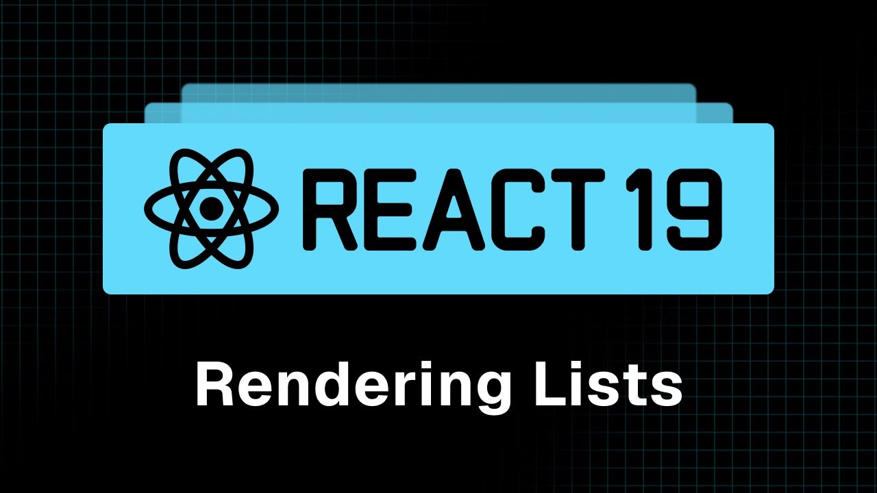 React 19 Tutorial - 11 - Rendering Lists