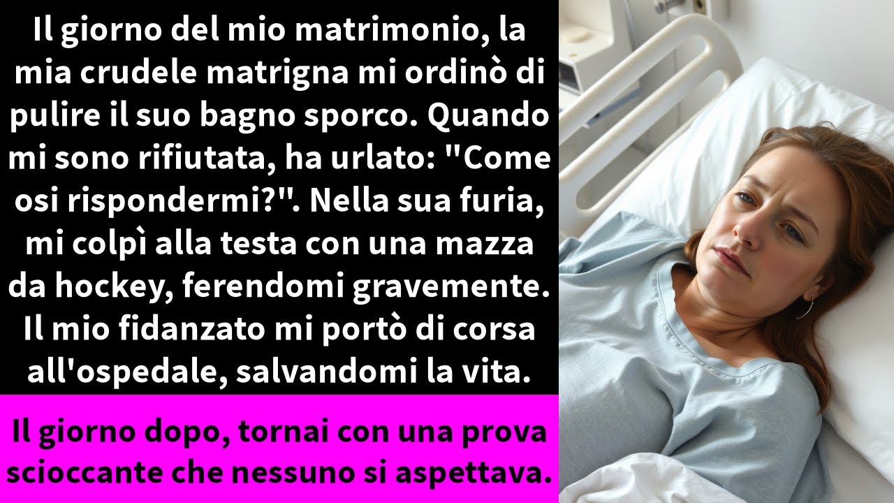 Il giorno del mio matrimonio, la mia crudele matrigna mi ordinò di pulire il suo bagno sporco.