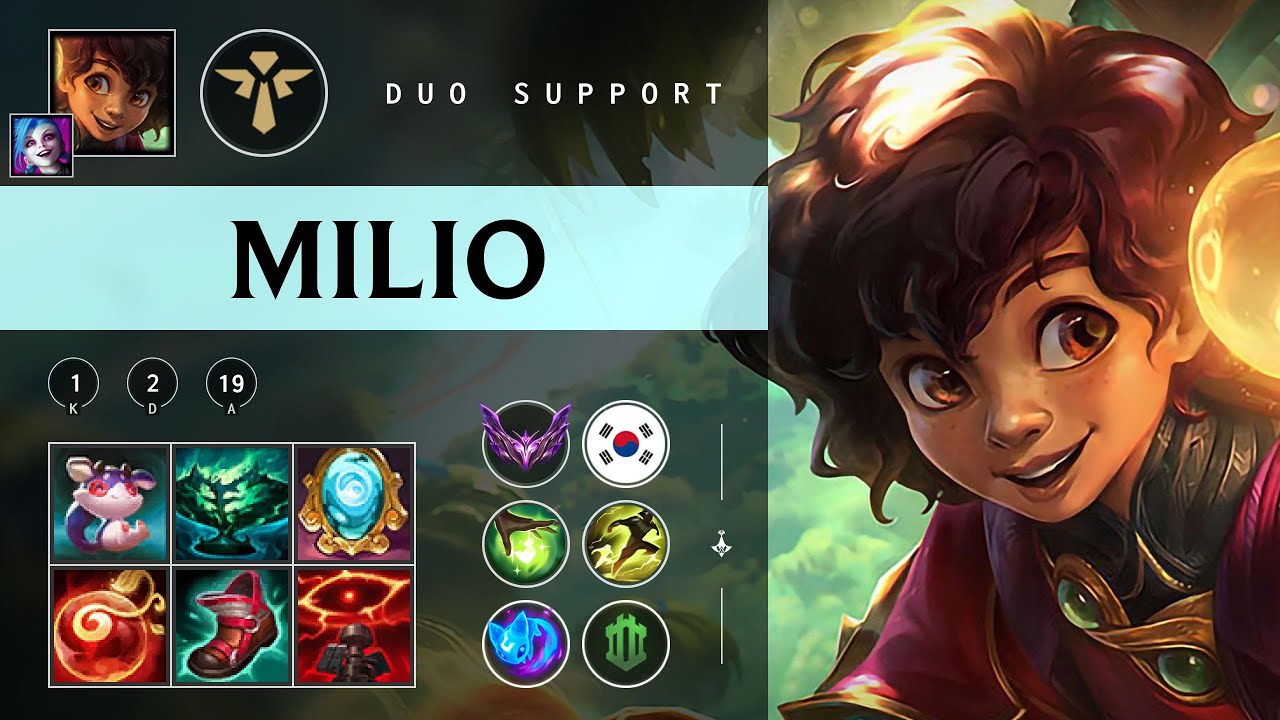 Milio Support vs Zoe - KR Master Patch 25.24