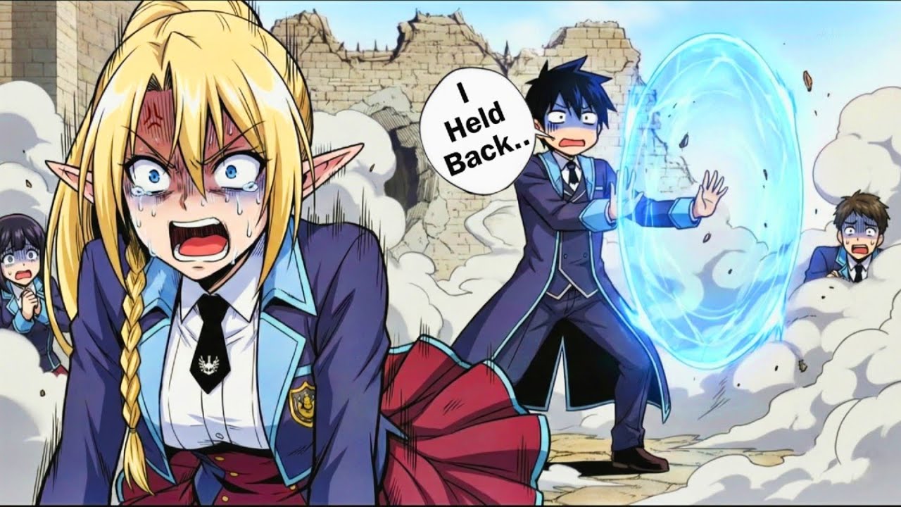 Gods Nerfed Him to 0.1%, He Still Humiliated the Academy Heroes! - Manhwa Recap