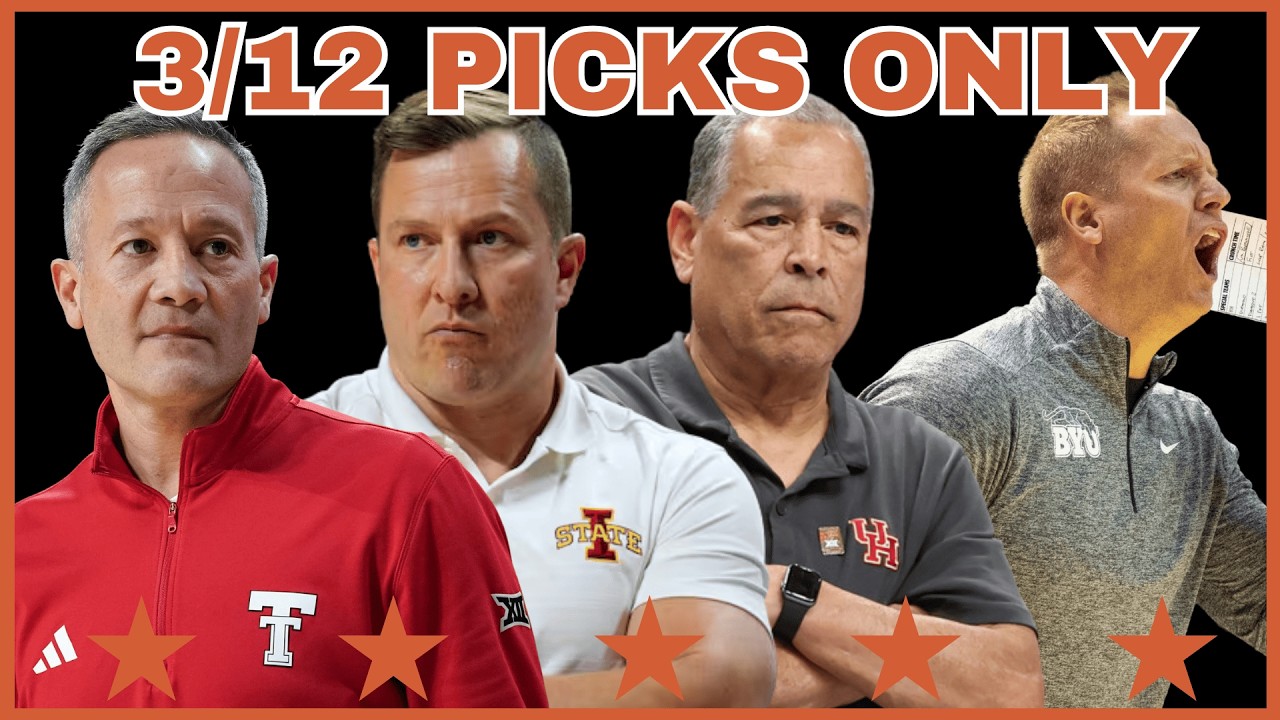College Basketball PICKS ONLY - Thursday, March 12th | TCE Trims