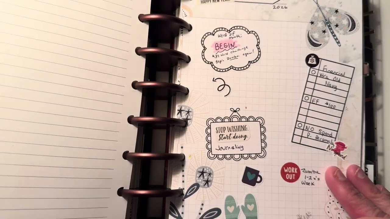 My All-in-one Planner in February! #janesagenda dashboards & monthly club