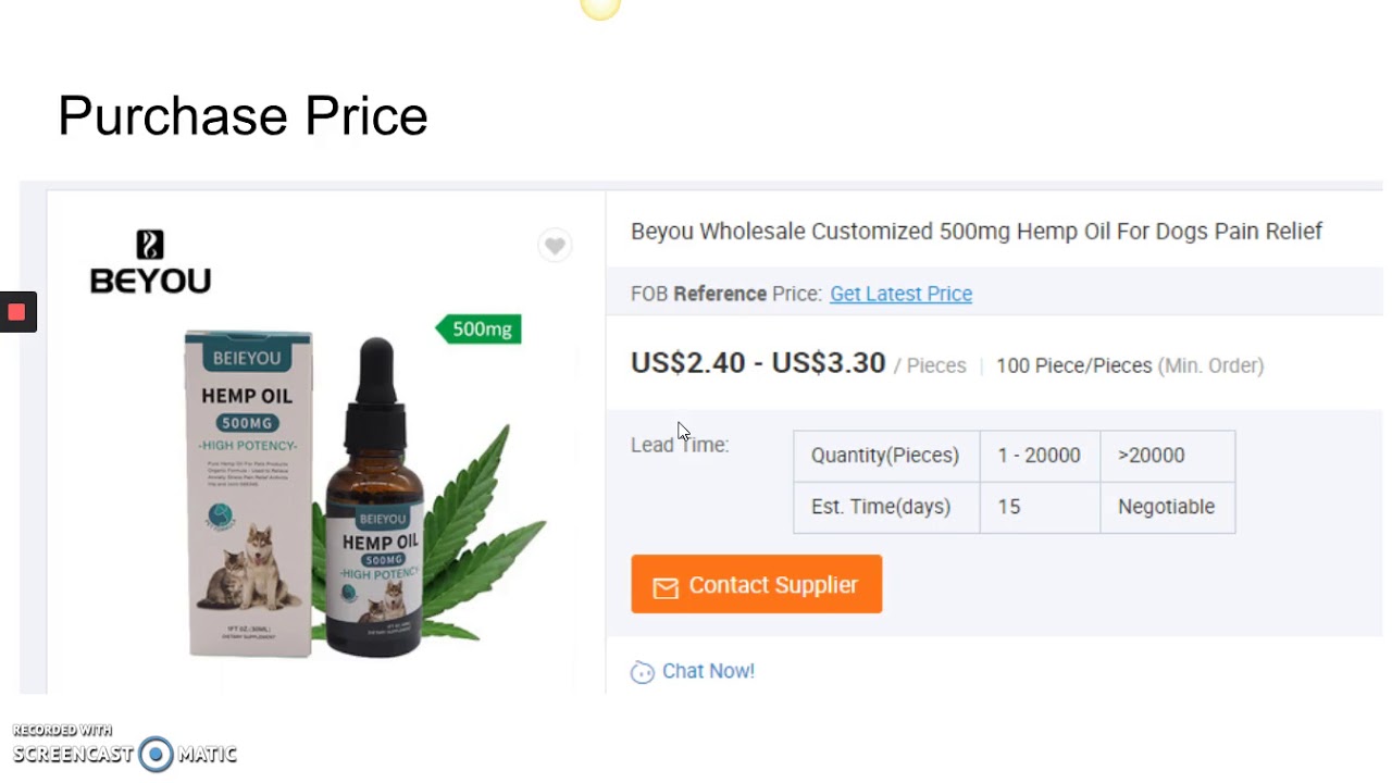 Weekly Product Spy: How To Sell On Amazon UK. Hemp Oil