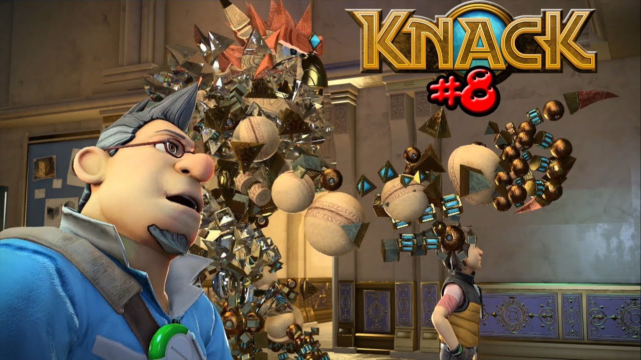 KNACK #8 - Fuga do Palácio do Viktor em busca da Super Reliquia| PS4 1080p HD Português/PT