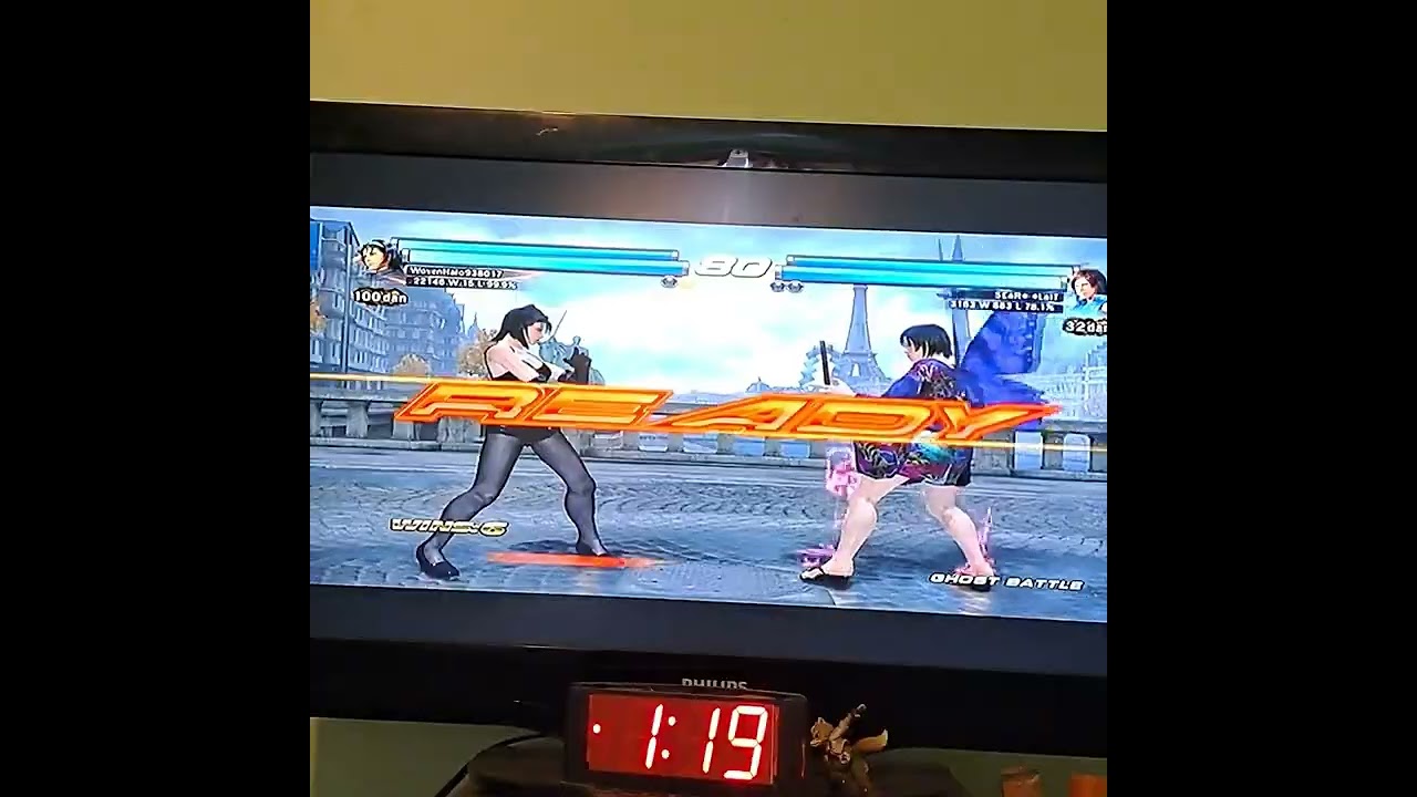 Tekken tag Tournament 2 Ghost battle Angel and Jun in black ⚫️ ♥️ 