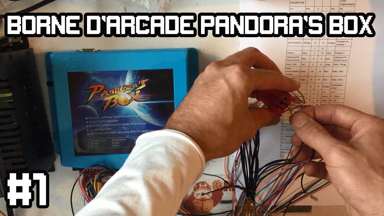 Fabriquer une borne d'arcade Pandora's BOX : Comment installer la pandora's box ?