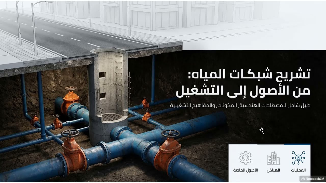12_مصطلحات ومكونات  شبكات المياه