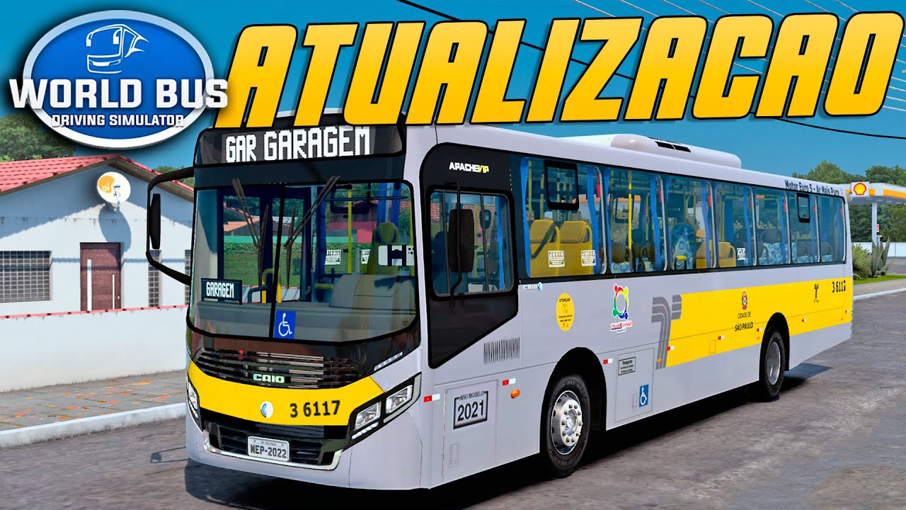 Atualização World Bus Driving Simulator 2024 - Novo Ônibus Urbano e Novidades!