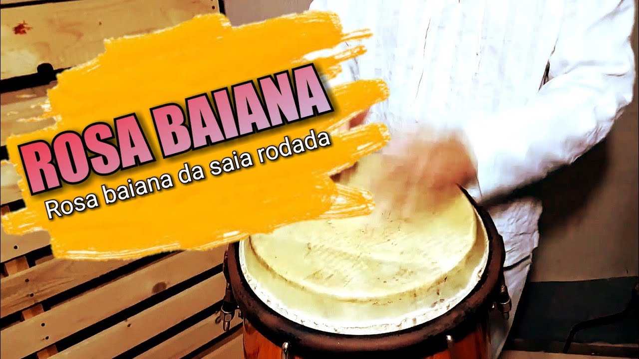 PONTO de ROSA BAIANA - Rosa baiana da saia rodada