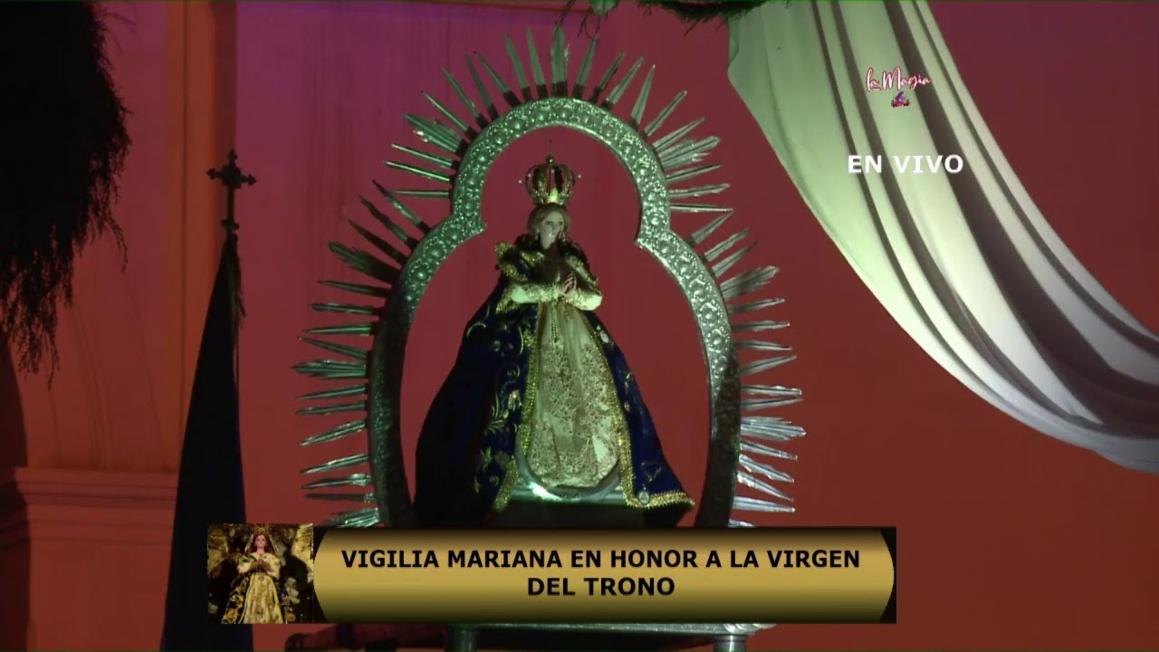 Vigilia Mariana en honor a la Virgen del Trono  en El Viejo, Chinandega