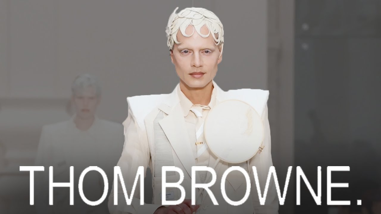 Jordan Roth walks in the Thom Browne Couture 2024 Show at Paris Fashion Week