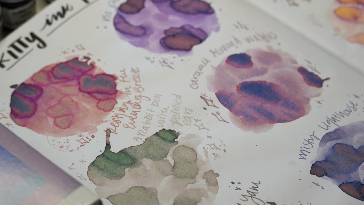Kitty Ink Pot Fountain Pen Inks (THE SHADING!!!!)