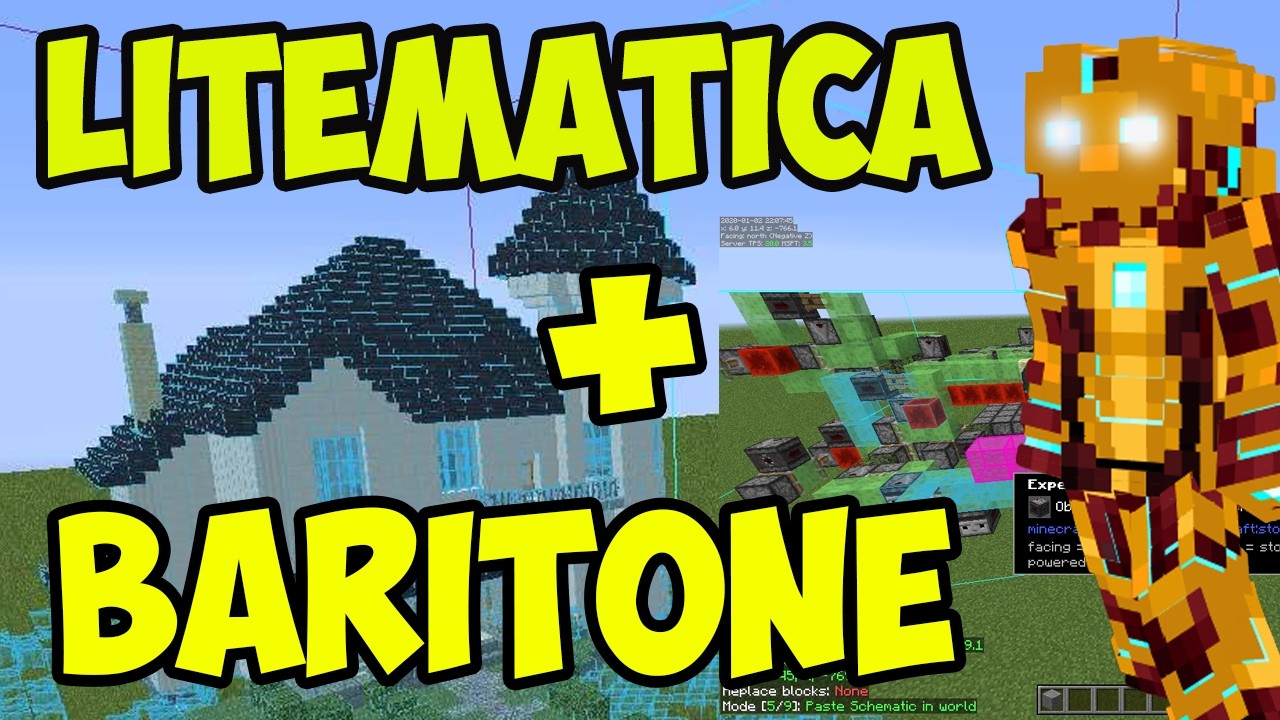 Как использовать Baritone с Litematica в Minecraft 1.21.x (2026) | Как использовать Baritone и Li...