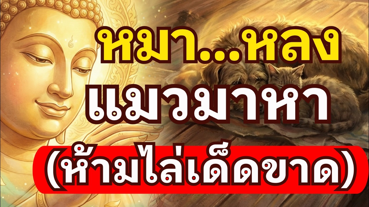 หมาหลง แมวหลง โบราณว่าห้ามไล่! เปิดรหัสลับสัตว์นำโชคและวิธีรับบุญใหญ่